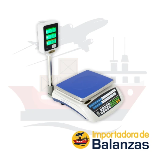 Balanza Digital Comercial Guersa con Torre de 30 Kilos